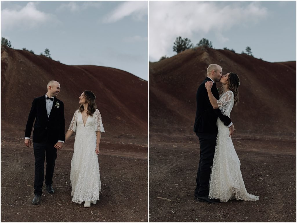 intimate spring desert wedding in bend oregon