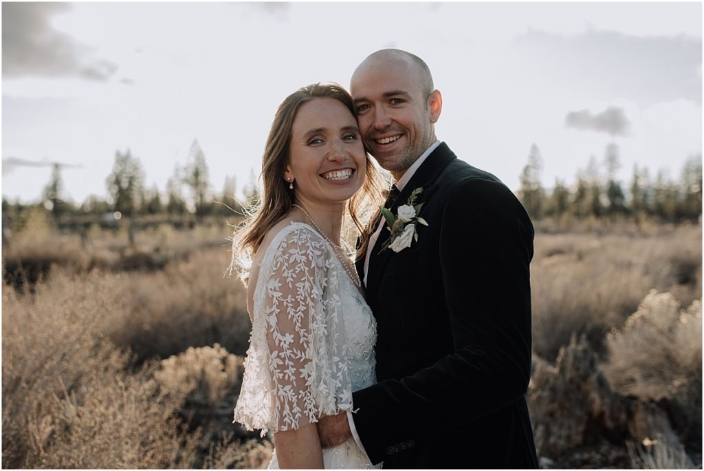 intimate spring desert wedding in bend oregon