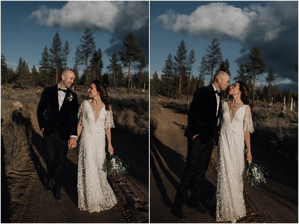 intimate spring desert wedding in bend oregon