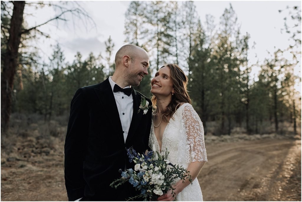 intimate spring desert wedding in bend oregon
