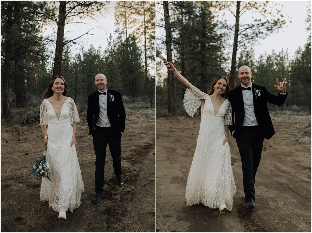 intimate spring desert wedding in bend oregon