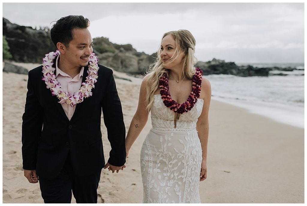 full day elopement in maui hawaii