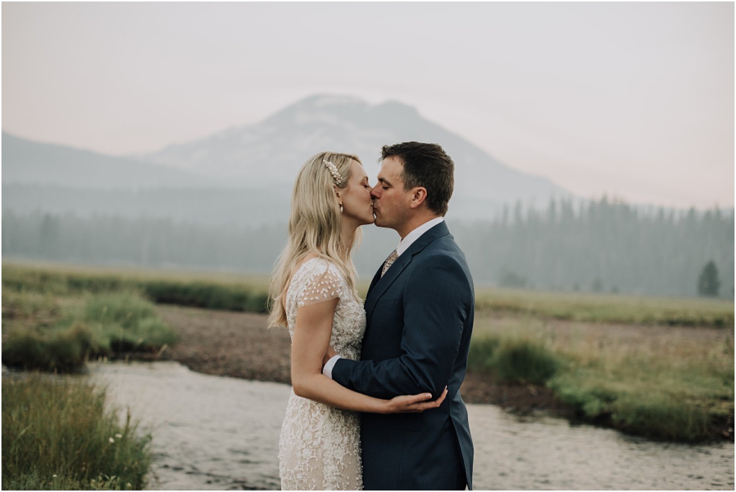 epic adventure elopement at sparks lake near bend oregon