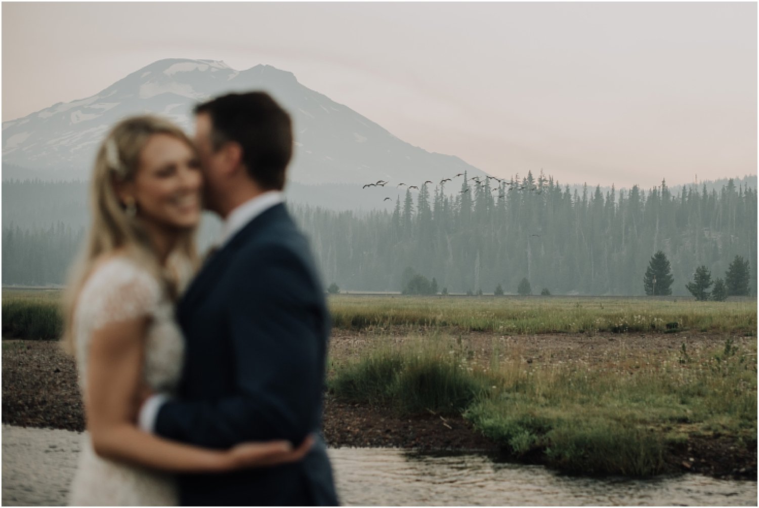 epic adventure elopement at sparks lake near bend oregon