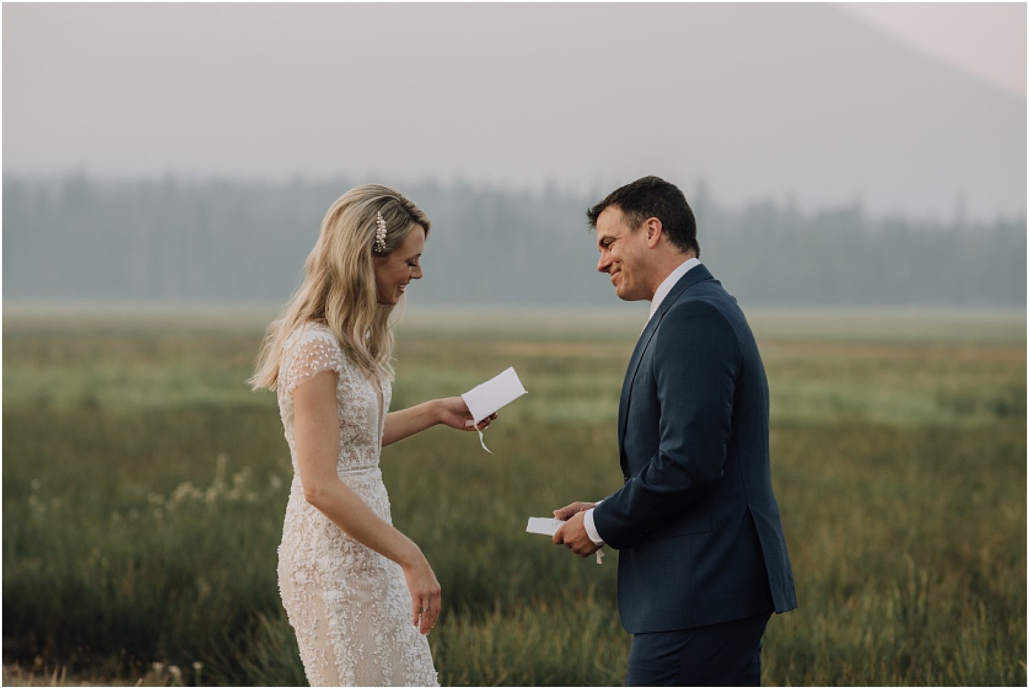 epic adventure elopement at sparks lake near bend oregon