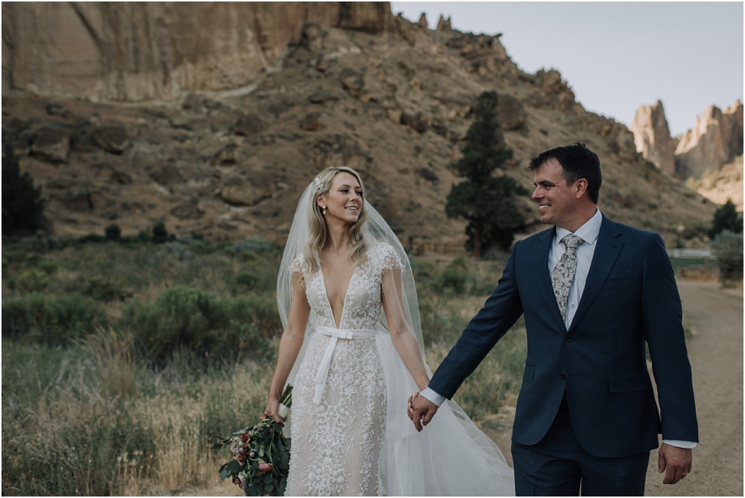 gorgeous intimate wedding at smith rock state park in central oregon
