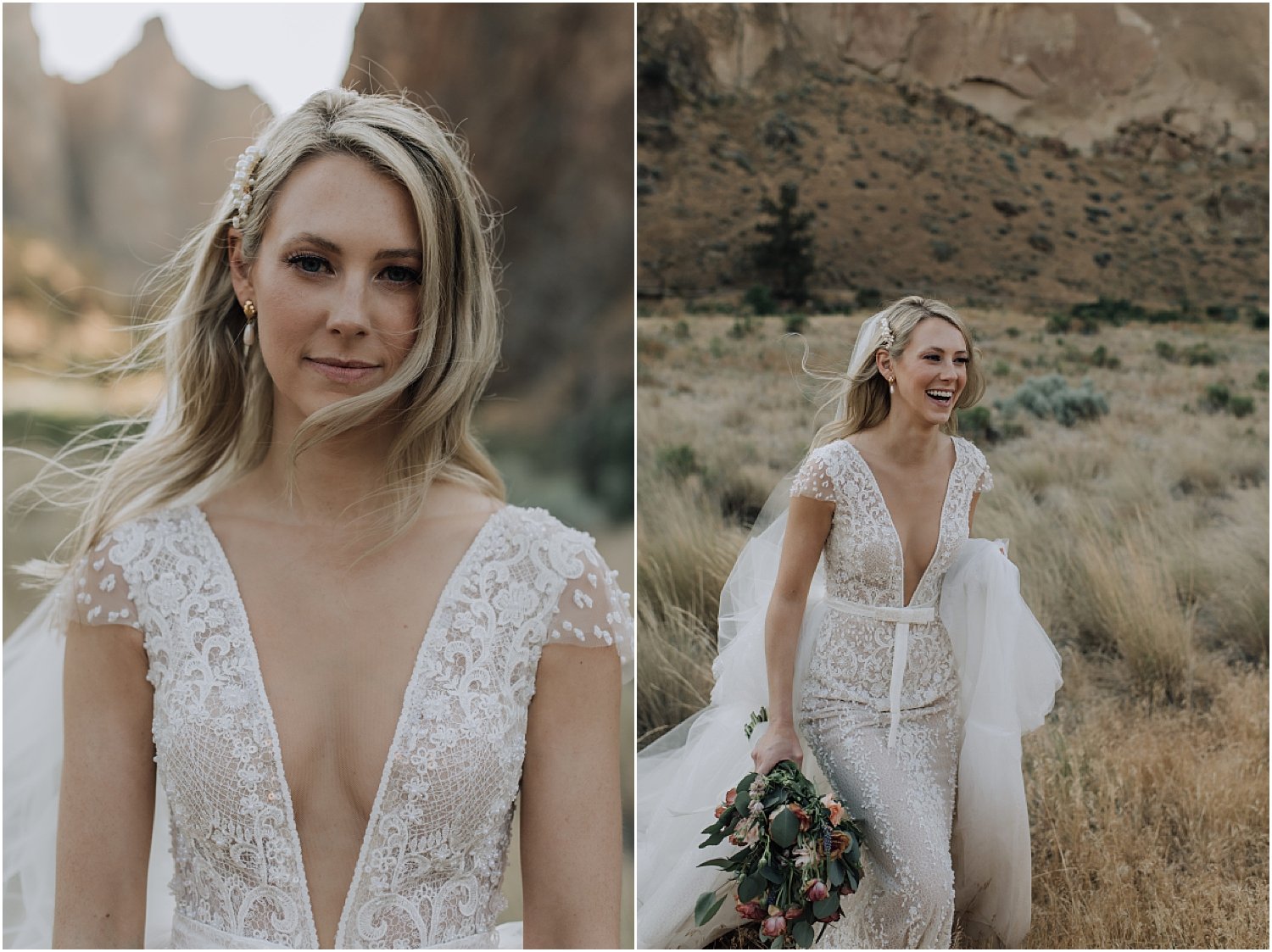 gorgeous intimate wedding at smith rock state park in central oregon
