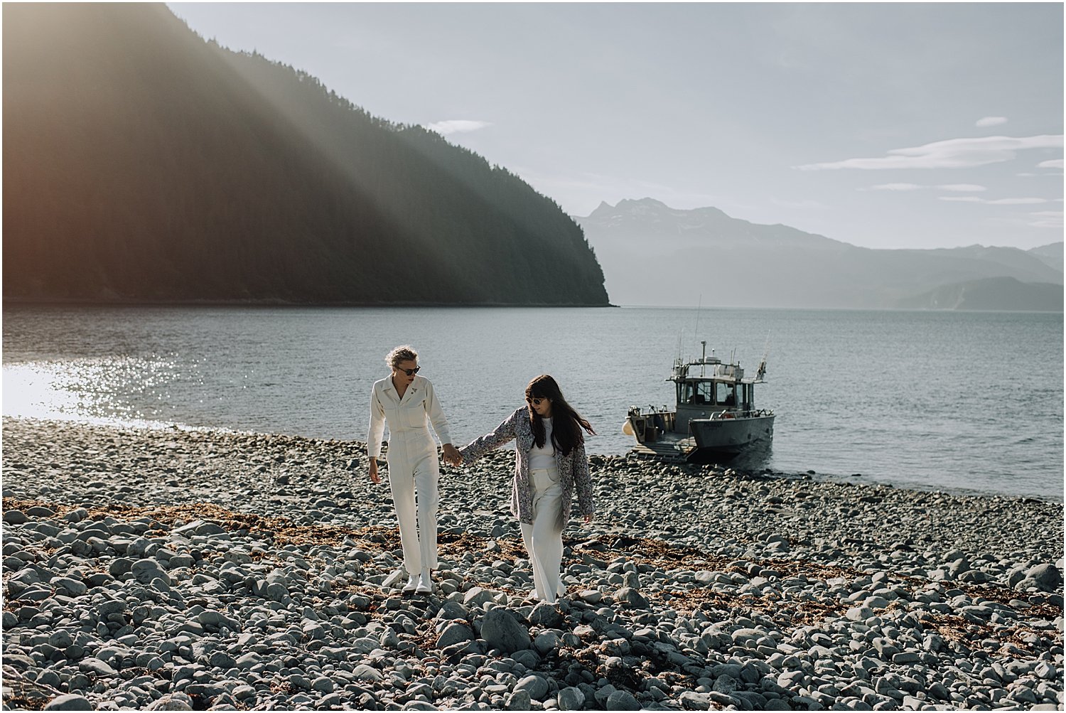 millers landing boat charter elopement in seward alaska