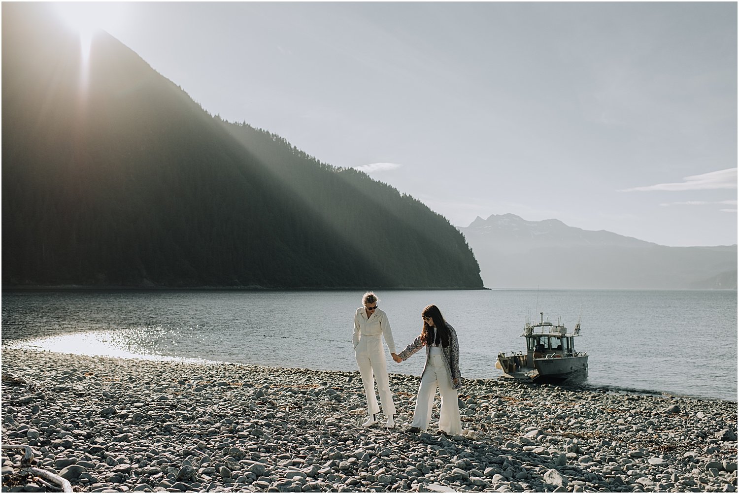 millers landing boat charter elopement in seward alaska