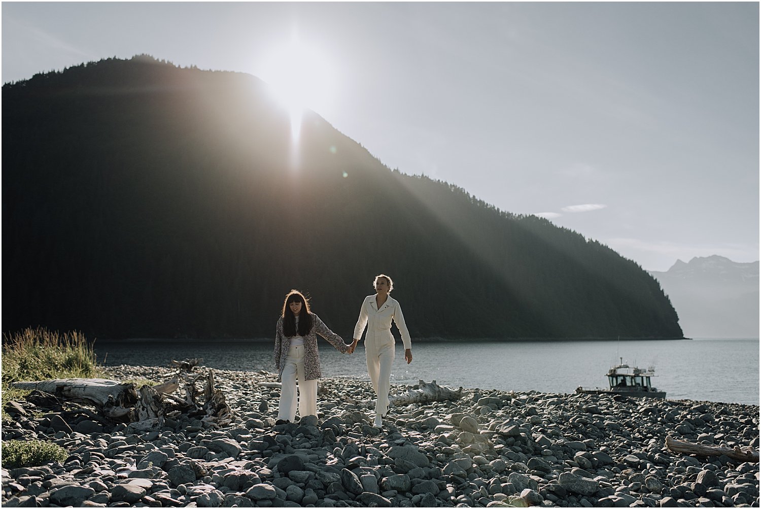 millers landing boat charter elopement in seward alaska