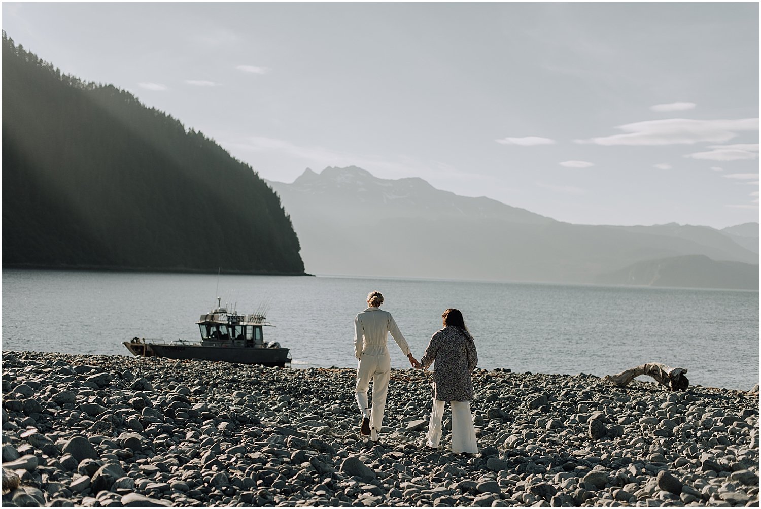 millers landing boat charter elopement in seward alaska