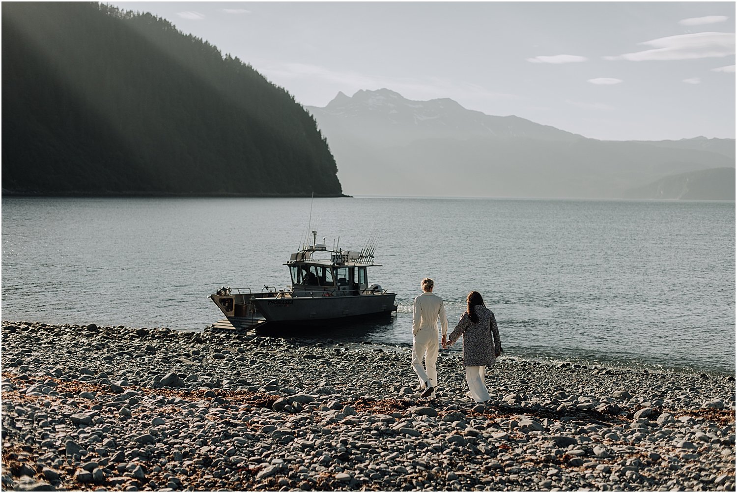 millers landing boat charter elopement in seward alaska