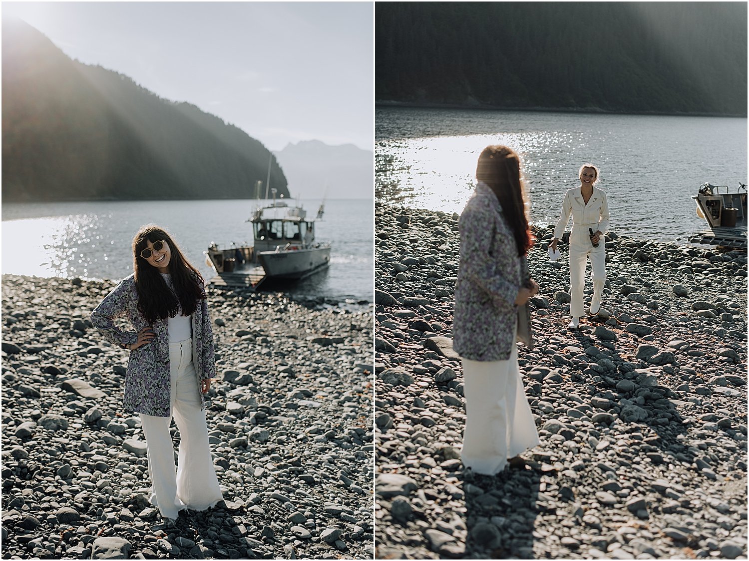 millers landing boat charter elopement in seward alaska