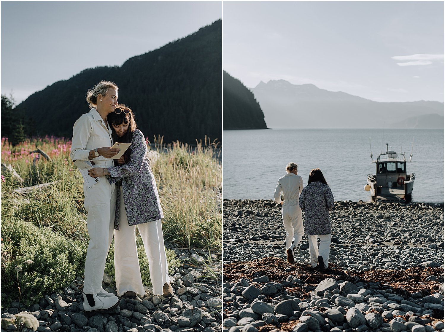 millers landing boat charter elopement in seward alaska