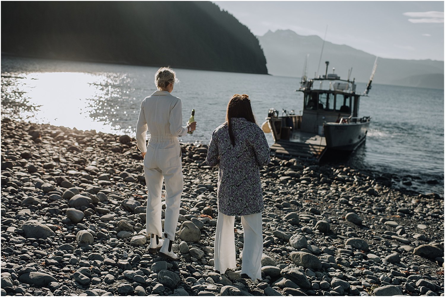 millers landing boat charter elopement in seward alaska