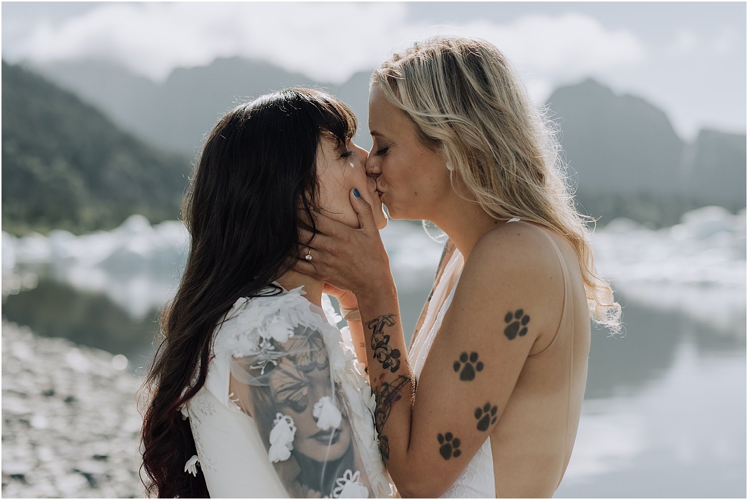 adventurous glacier helicopter elopement in seward alaska