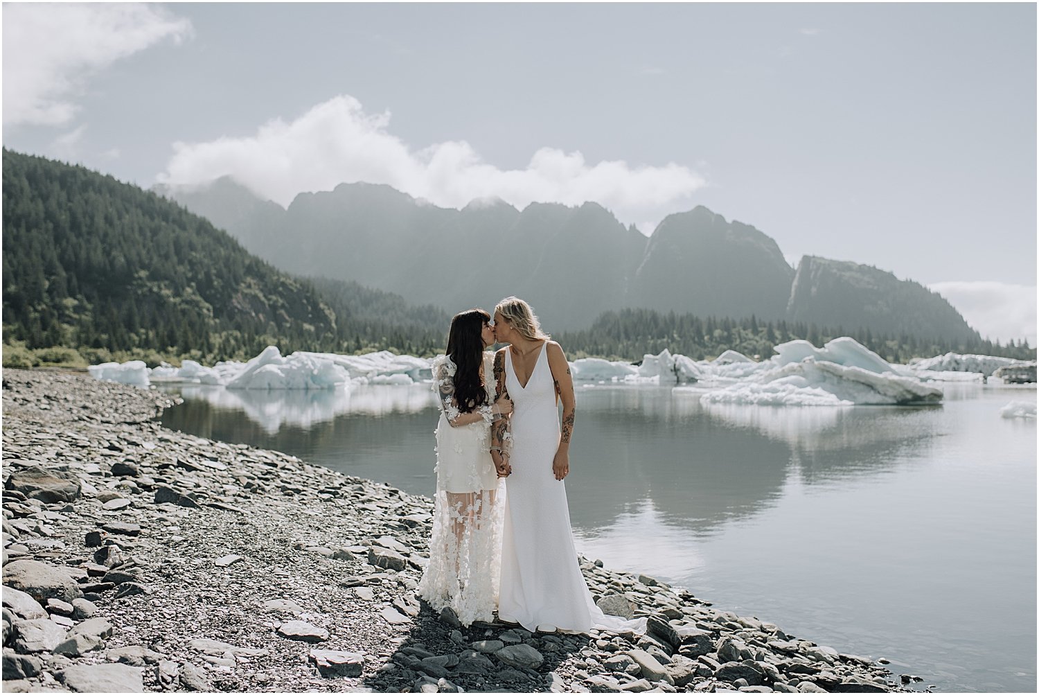 adventurous glacier helicopter elopement in seward alaska