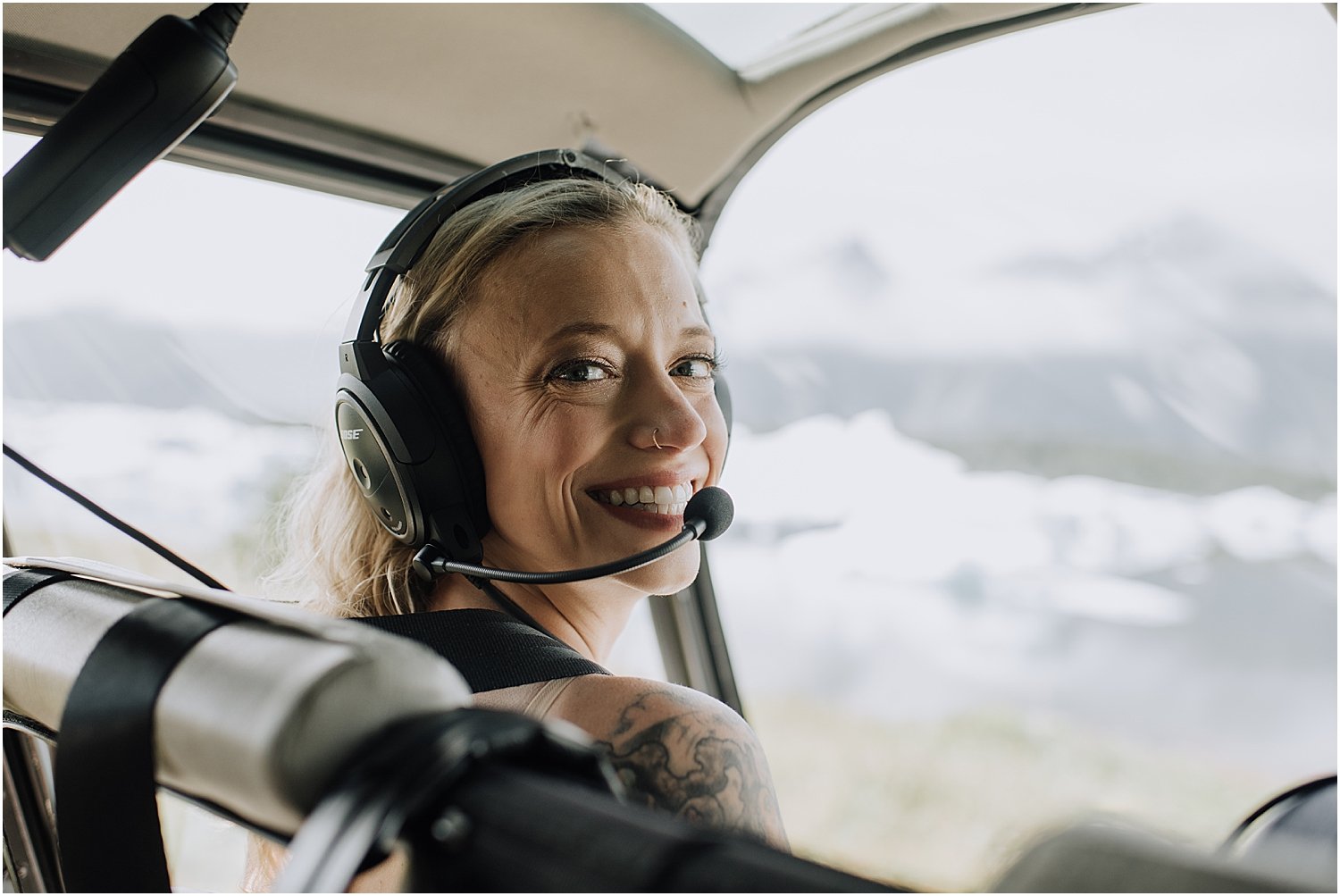adventurous glacier helicopter elopement in seward alaska