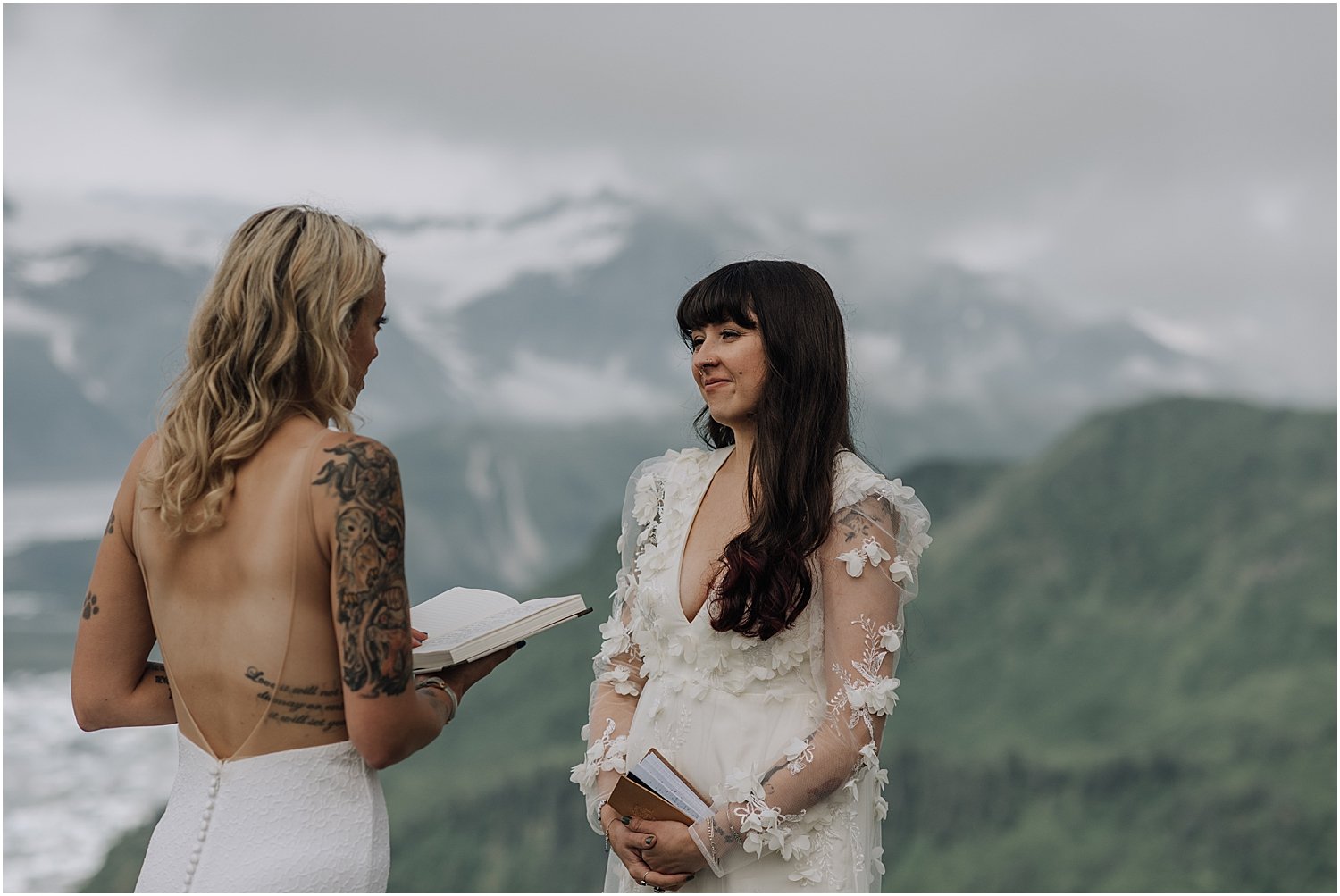 adventurous glacier helicopter elopement in seward alaska