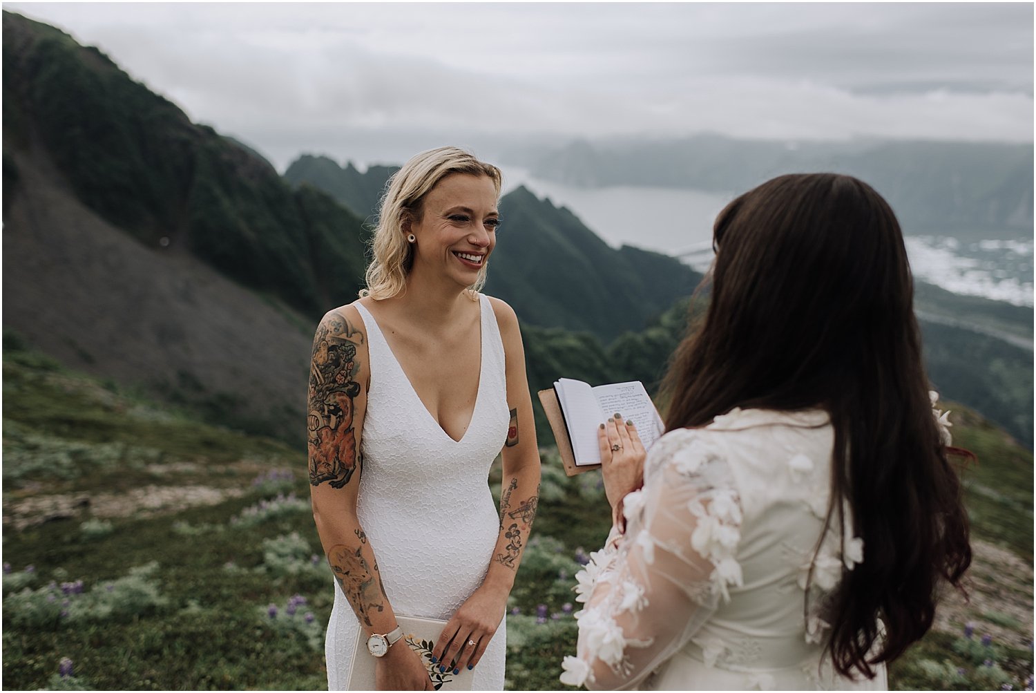 adventurous glacier helicopter elopement in seward alaska