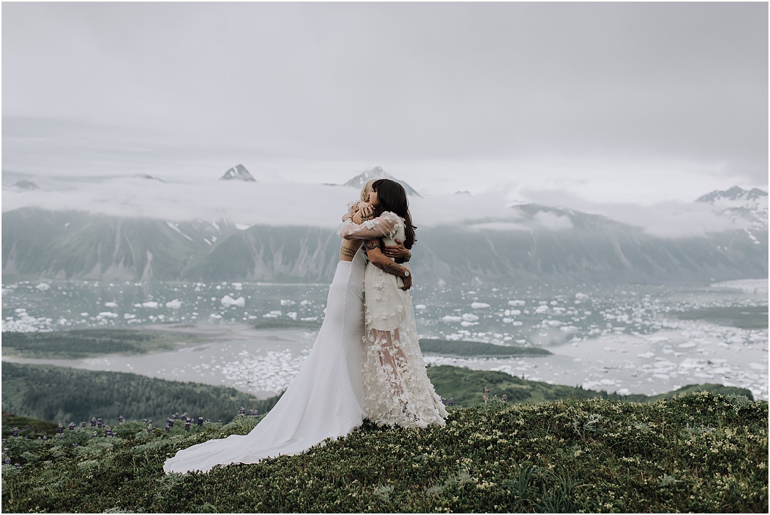 adventurous glacier helicopter elopement in seward alaska