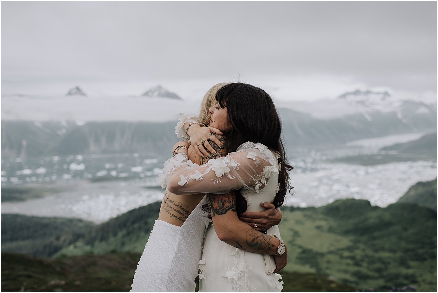 adventurous glacier helicopter elopement in seward alaska