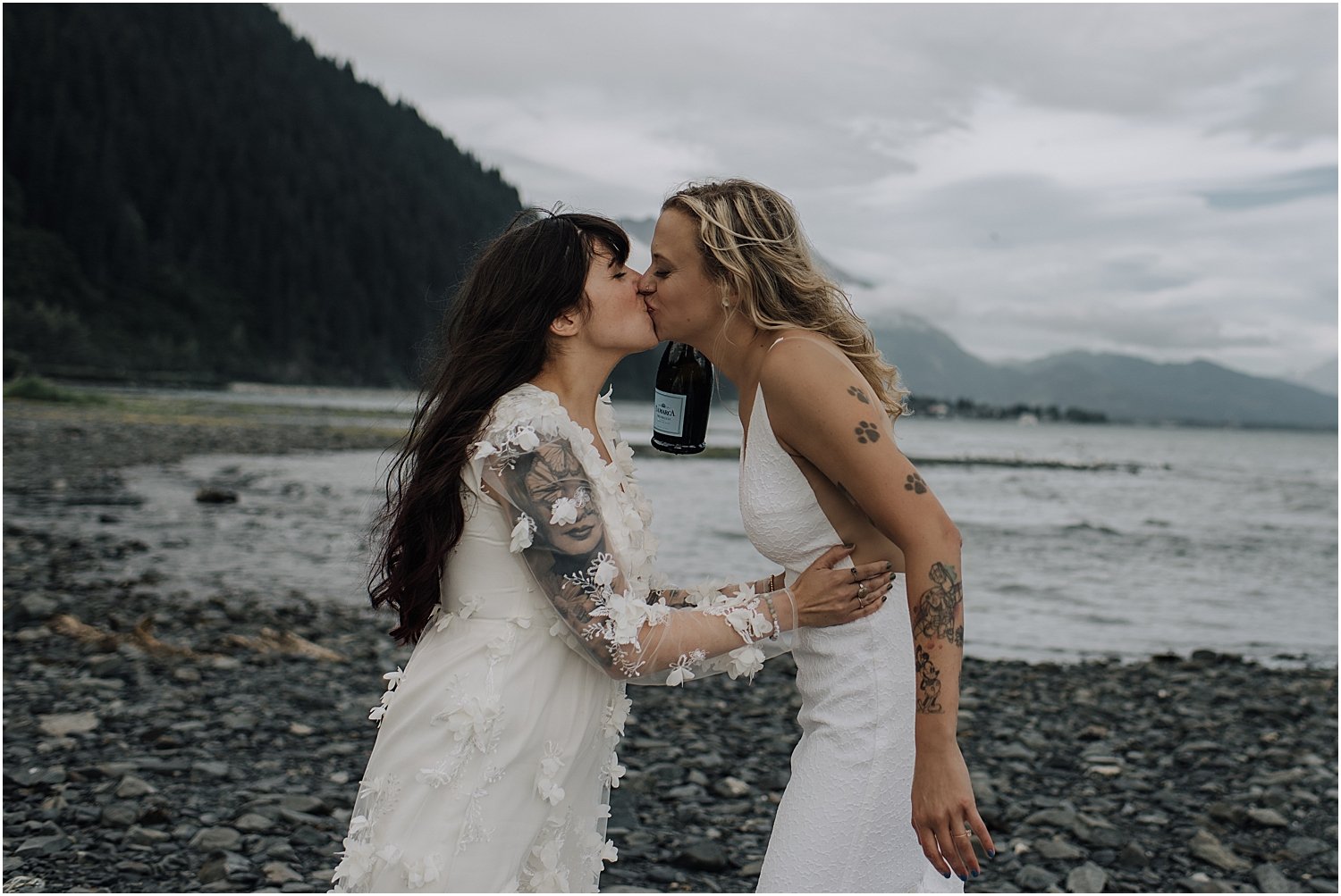 adventurous glacier helicopter elopement in seward alaska