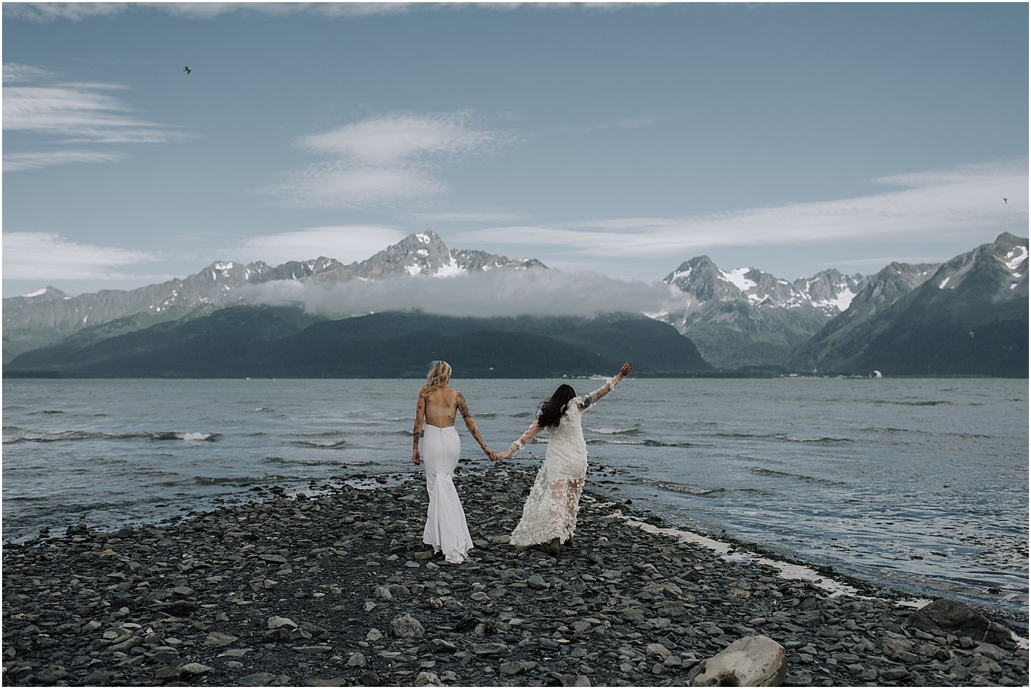 adventurous glacier helicopter elopement in seward alaska