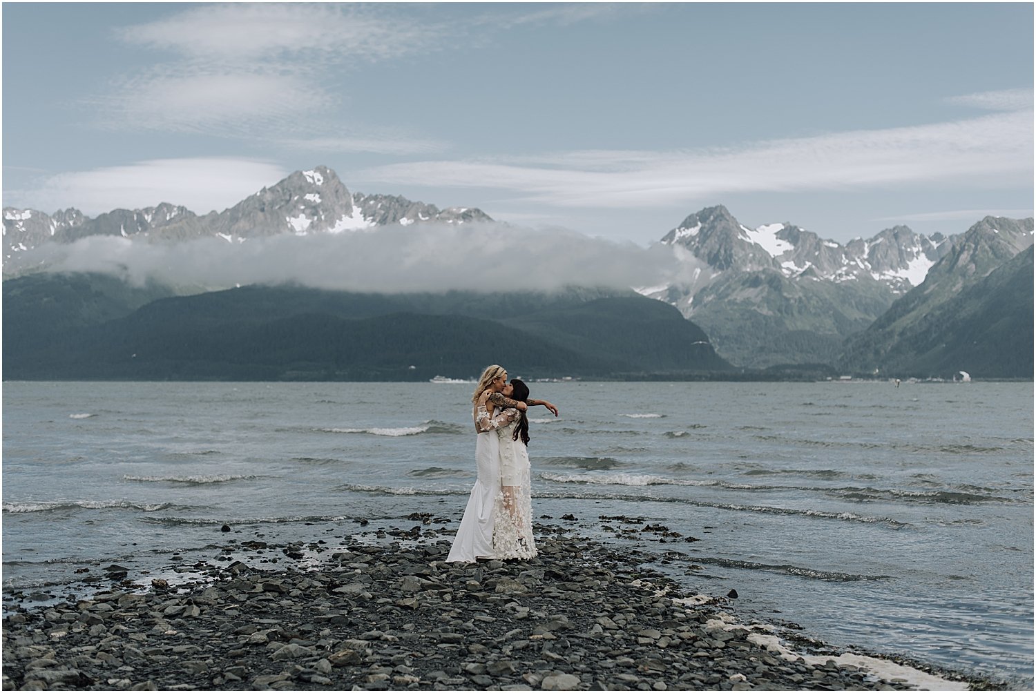 adventurous glacier helicopter elopement in seward alaska