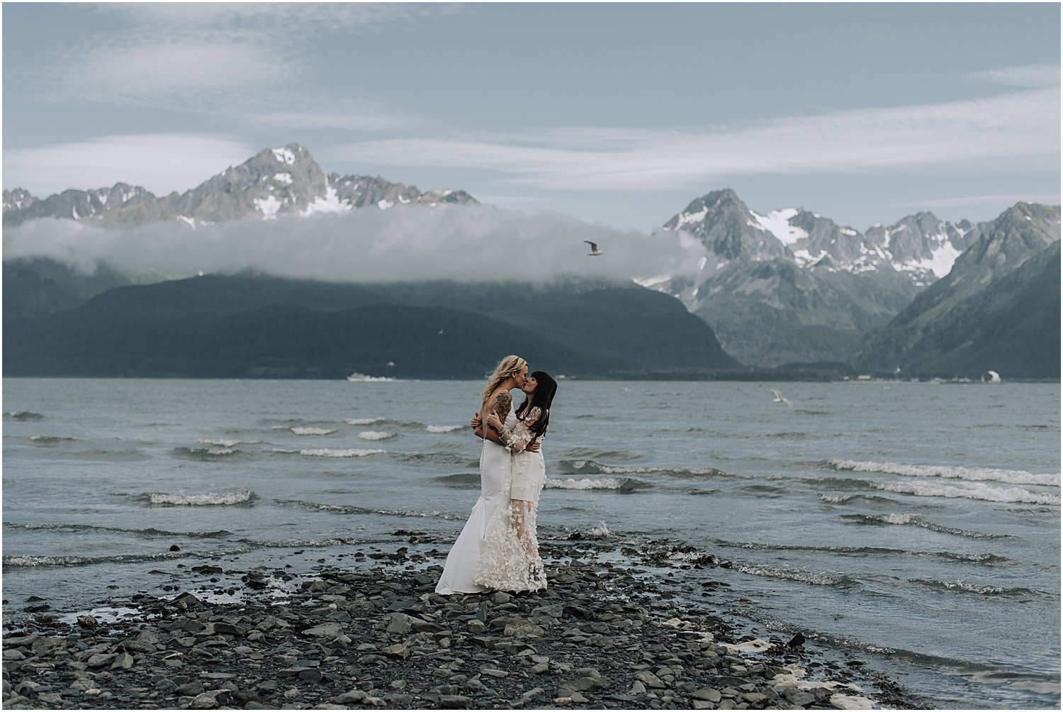 adventurous glacier helicopter elopement in seward alaska
